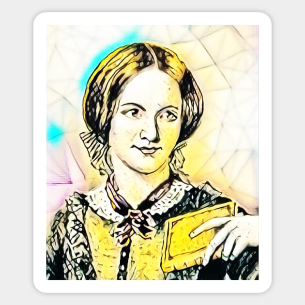 Charlotte Bronte Portrait | Charlotte Brontë Artwork 3 Sticker by JustLit